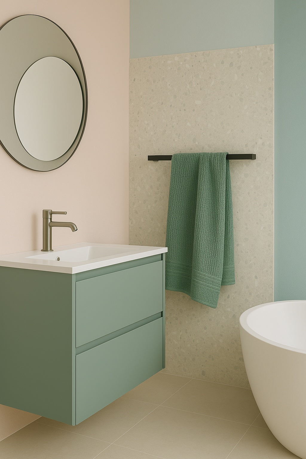 ZENO wall mounted towel holder