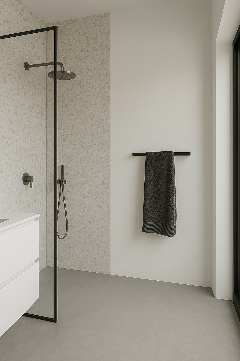 ZENO wall mounted towel holder