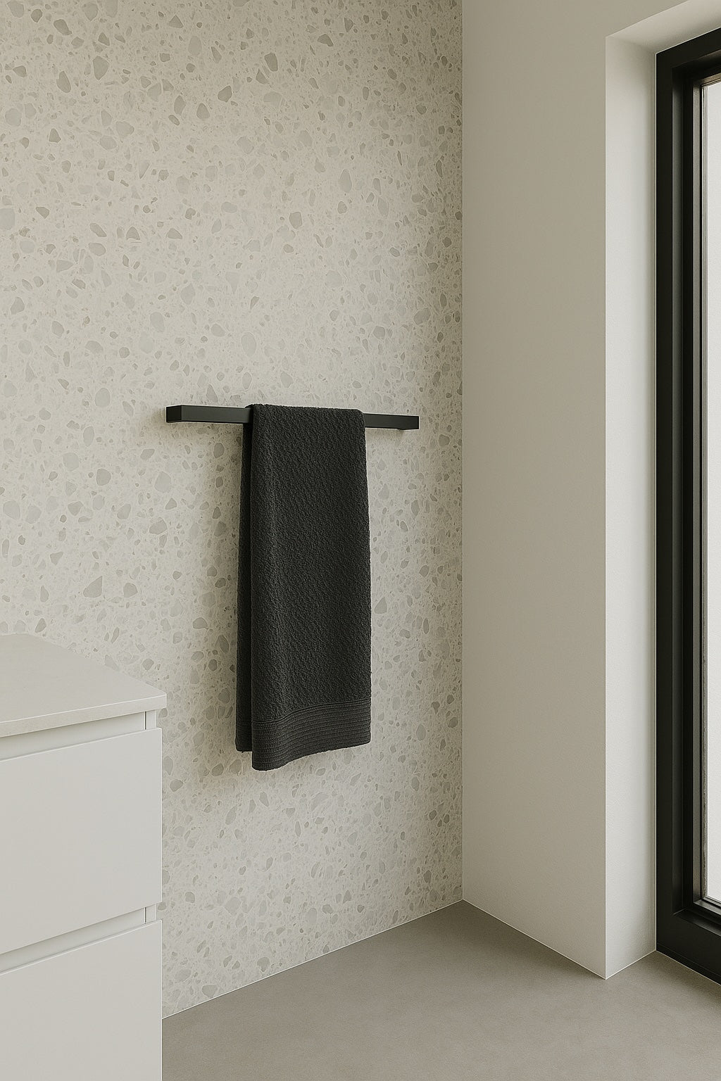 ZENO wall mounted towel holder