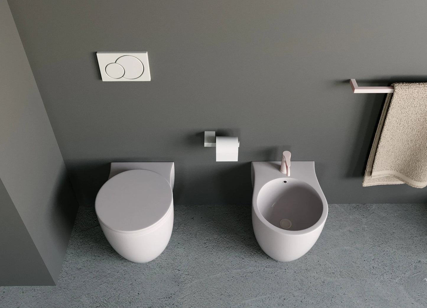 ARDENO white roll holder